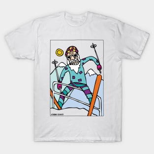 Grandpa ski freestyle. T-Shirt